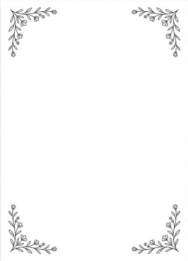 Svelte Floral Corners background